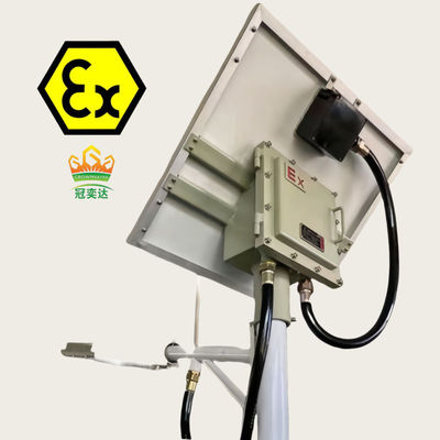 도매 100w 태양광 가로등 폭발 방지 먼지 방지 및 방수 전 증거 태양광 LED 거리 조명