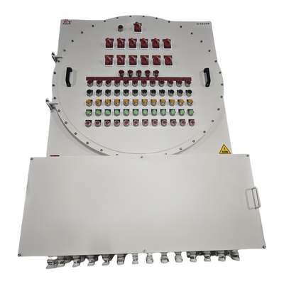 ATEX 380V 방화 방지 제어 패널 산업 전력 분배 패널 알루미늄 물질 경식 방지 IP66 위험 구역1 2 21 22 등급 전류 ≤250A