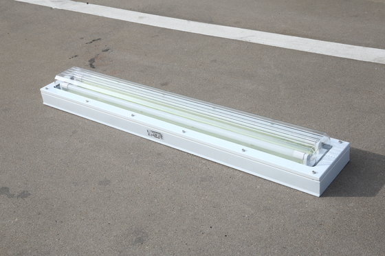 방폭 형광 청정등 - 매달린 트윈 튜브, 5ft/4ft/3ft/2ft (1.2M), 차고 및 위험 지역용 IP67 방수 방진 방폭
