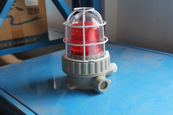 Flashing Frequency of 150 Times/min Durable Hazardous Location Alarm Lamps with Explosion Proof Audible And Visual Alarms