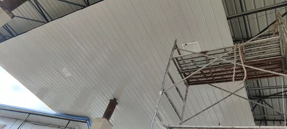 ATEX 18*18 인치 사각형 모양의 폭발 방지 조명 100w 130lm/w 주유소 조명 5년 보증