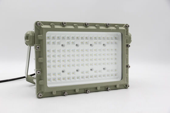ATEX 알루미늄 합금 셸 구역1,2 고전력 200W 240W LED 플라드 라이트 폭발 방지 IP66 등급 6000-6500K OEM ODM