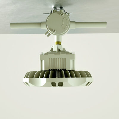 황색 완성품 폭발 방지 LED 하이 베이 라이트 다이 펌핑 알루미늄 하우징 색상 열 3000 ~ 6500K 화학 공장