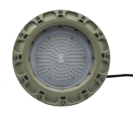 IECEx IP66 LED 폭발 방지 조명 100W 150W 하이 베이 라이트 WF2 AC 100-277V 알루미늄 합금 5 년 보증