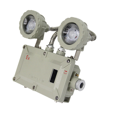 벽에 장착 된 220v 이중 헤드 90 분 비상 시간 20 * 3w 폭발 방지 LED 비상 화재 조명