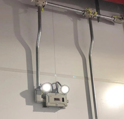 2*4.5w 비상 이중 헤드 라이트 벽 장착 된 ATEX LED 폭발 방지 조명 비상 조명 위험 장소