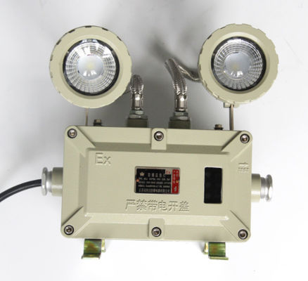 Aluminum tempered glass emergency light double point IP66 One-year warranty