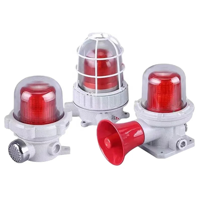 폭발 저항 경고 램프 ATEX EAC CNEX 천장에 장착된 IP66 WF2 등급