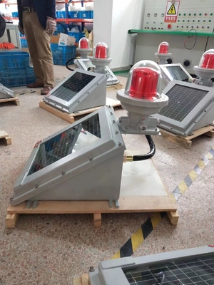 폭발성 태양광 LED 장애등 위험 부위 IP65