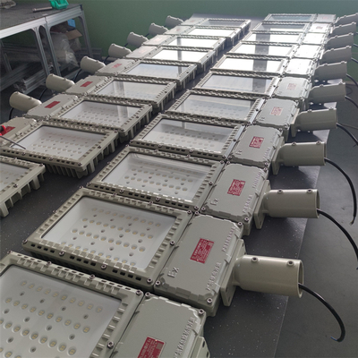 250w 폭발 방지 LED 거리 조명 펌프 가공소 100-277v 130lm/W ATEX/IECEx/RoHS 승인