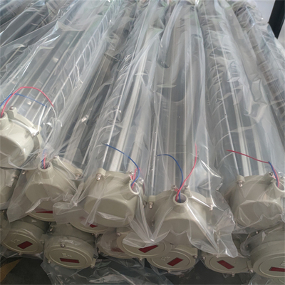 폭발 방지 LED 조명 석유화학 공장 사용 ATEX EAC 50000hr 수명 54W 켈링 플랜지 펜던트