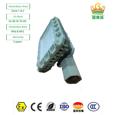 ATEX 등급 엑스프루프 LED 거리등 WF2 IP66 CREE 구슬 지역 1 석유장/해양 180lm/w 295≤V