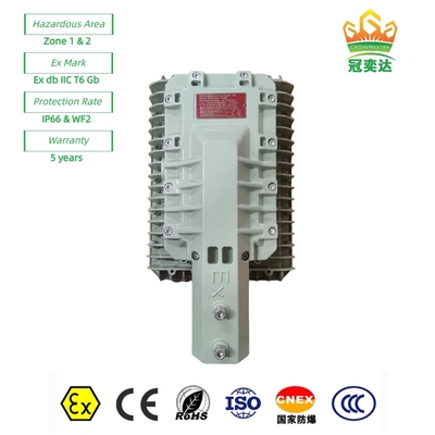 ATEX 등급 엑스프루프 LED 거리등 WF2 IP66 CREE 구슬 지역 1 석유장/해양 180lm/w 295≤V