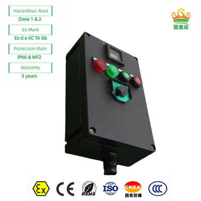 방화 방지 제어 스테이션 패널 박스 전용 플라스틱 (GRP) 사용자 정의 IP66 220v 380V 10A