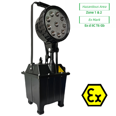 ATEX 승인 폭발 방지 장비 IP65 10X3W 사용자 정의