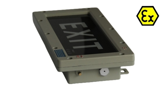 폭발 방지 LED 출구 표지판 ATEX 승인 IP66 위험 지역 2부 및 1부