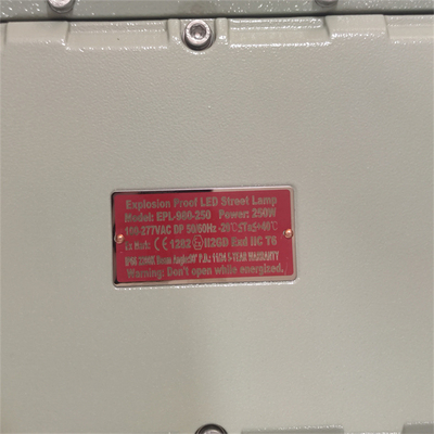 ATEX 220V 380V 폭발 방지 LED 라이트 해양 등급 알루미늄 IP66 WF2 석유 및 가스 산업