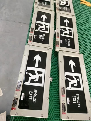 4500-6500K 비상 방화 방지 출구등 2*3Watt 220VAC 24/36VDC 벽/상장 장착