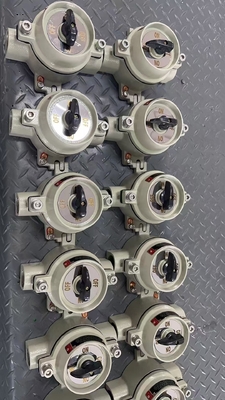 IP66 폭발성 스위치 220V/380V 10A 폭발성 환경에 적합