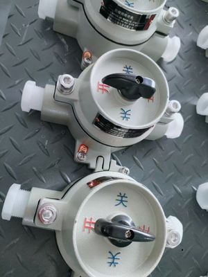 CNEX 인증 방폭 로터리 셀렉터 스위치 | 위험 지역용 10A 전송 스위치