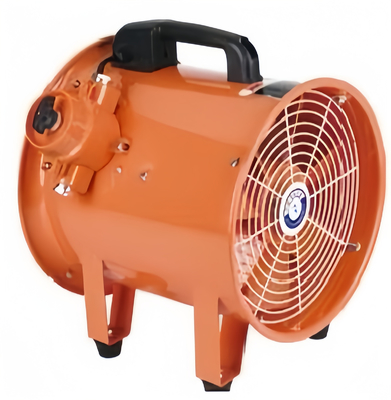 ATEX 인증 RPM 2800 휴대용 폭발 방지 환기 팬