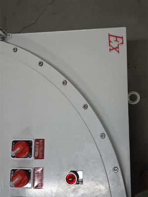 ATEX 380V 방화 방지 제어 패널 산업 전력 분배 패널 알루미늄 물질 경식 방지 IP66 위험 구역1 2 21 22 등급 전류 ≤250A