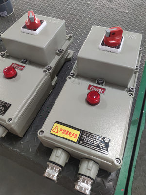 ATEX 폭발 방지 단열기 상자 IP66 경식 방지 항공 우주 등급 알루미늄 벽 장착용