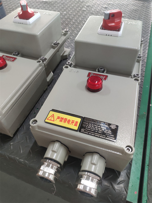 ATEX 폭발 방지 단열기 상자 IP66 경식 방지 항공 우주 등급 알루미늄 벽 장착용