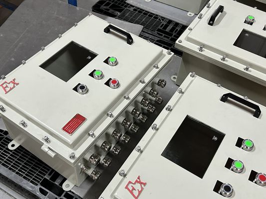 방폭형 배전반 – 220V/380V, 펌프 기동반, IP65, ATEX/IECEx 인증