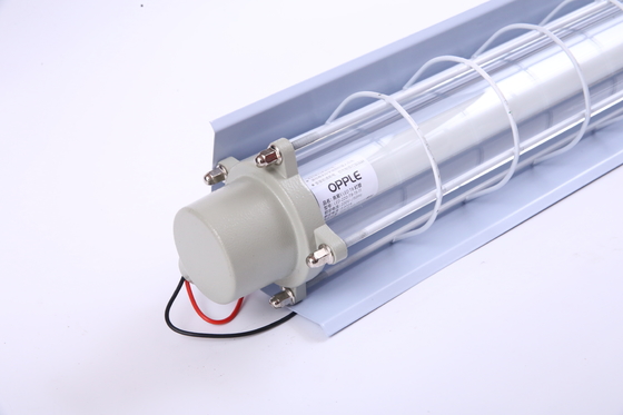 ATEX 폭발 방지 LED 선형 조명 장치 100lm/w IP66 습한 환경 21 및 22 구역에 대한 재해 저항성 Ex Db Eb IIC T6 Gb, Ex Tb IIIC T80°C Db 내구성