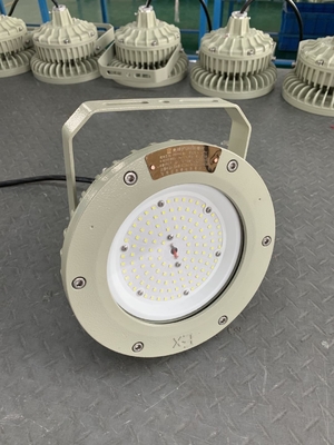 산업용 방폭 LED 하이 베이 조명 IP66 방수 100W-200W, 위험 지역 1 & 2 적용을 위한 ATEX CNEX 인증