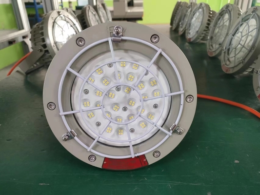 산업용 방폭 LED 하이 베이 조명 IP66 방수 100W-200W, 위험 지역 1 & 2 적용을 위한 ATEX CNEX 인증