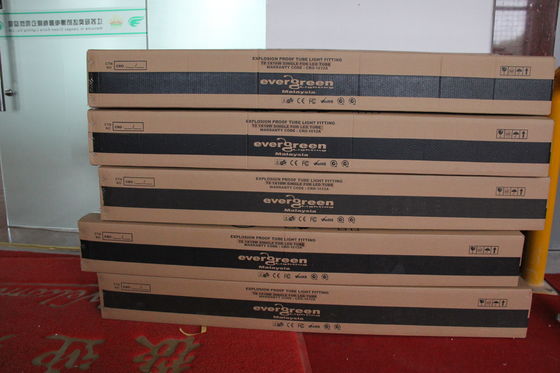 ATEX/IECEx/CNEX 인증 위험 지역 LED 조명, IP66 등급, 5년 보증, 맞춤형 와트 및 크기, 내구성이 뛰어난 BYS 시리즈 방폭형 선형 조명, 삼중 인증