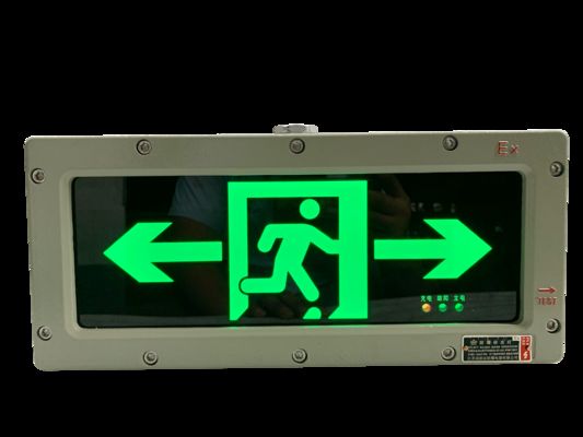 ATEX CENX LED 출구 신호등 설치가 쉬워 맞춤형 패턴 알루미늄 합금 재료 비상 조명