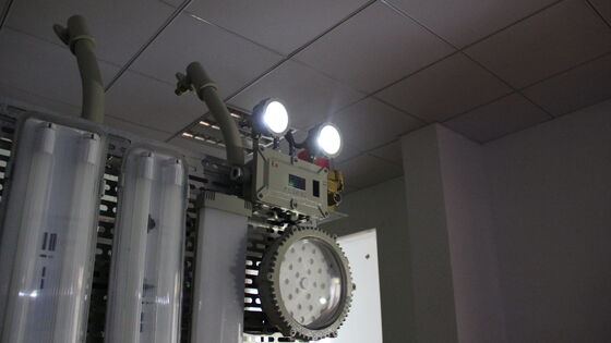 고품질 LED 조명 ATEX IP66 비상등 충전식 이중 헤드 램프 출구등 위험 구역 1 및 2