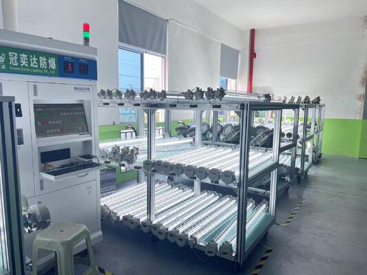 2x16W T6 LED 램프 고효율 IP66 ATEX 알루미늄 합금+ 강화된 유리 폭발 방지 LED 형광 선형 램프