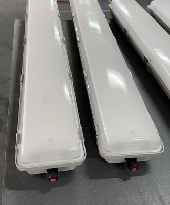 IECEx ATEX Zone 1 Zone 2 인증 IP66 10W 18W 36W 방폭 LED 선형 조명 (비상 배터리 포함)