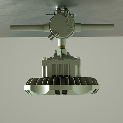 폭발 방지용 고천장 등기구로 50,000시간 이상의 수명을 가지며 THD 20% 미만으로 위험 지역 조명에 이상적입니다.