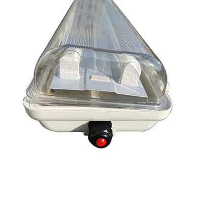 2x48" 방폭 LED 튜브 조명 – 115lm/W 위험 산업 지역용 ABS 하우징