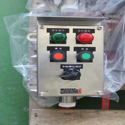 IP65 스테인레스 스틸 벽에 장착 된 전기 제어판 장치 AC 220V / 380V Ex Proof 제어판