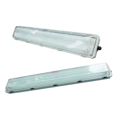 ATEX 1200mm 길이 2 * 18w 두 개의 튜브 폭발 방지 LED 선형 조명 1 및 2 구역 21 및 22 구역