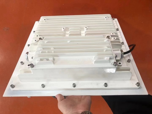 ATEX 18*18 인치 사각형 모양의 폭발 방지 조명 100w 130lm/w 주유소 조명 5년 보증